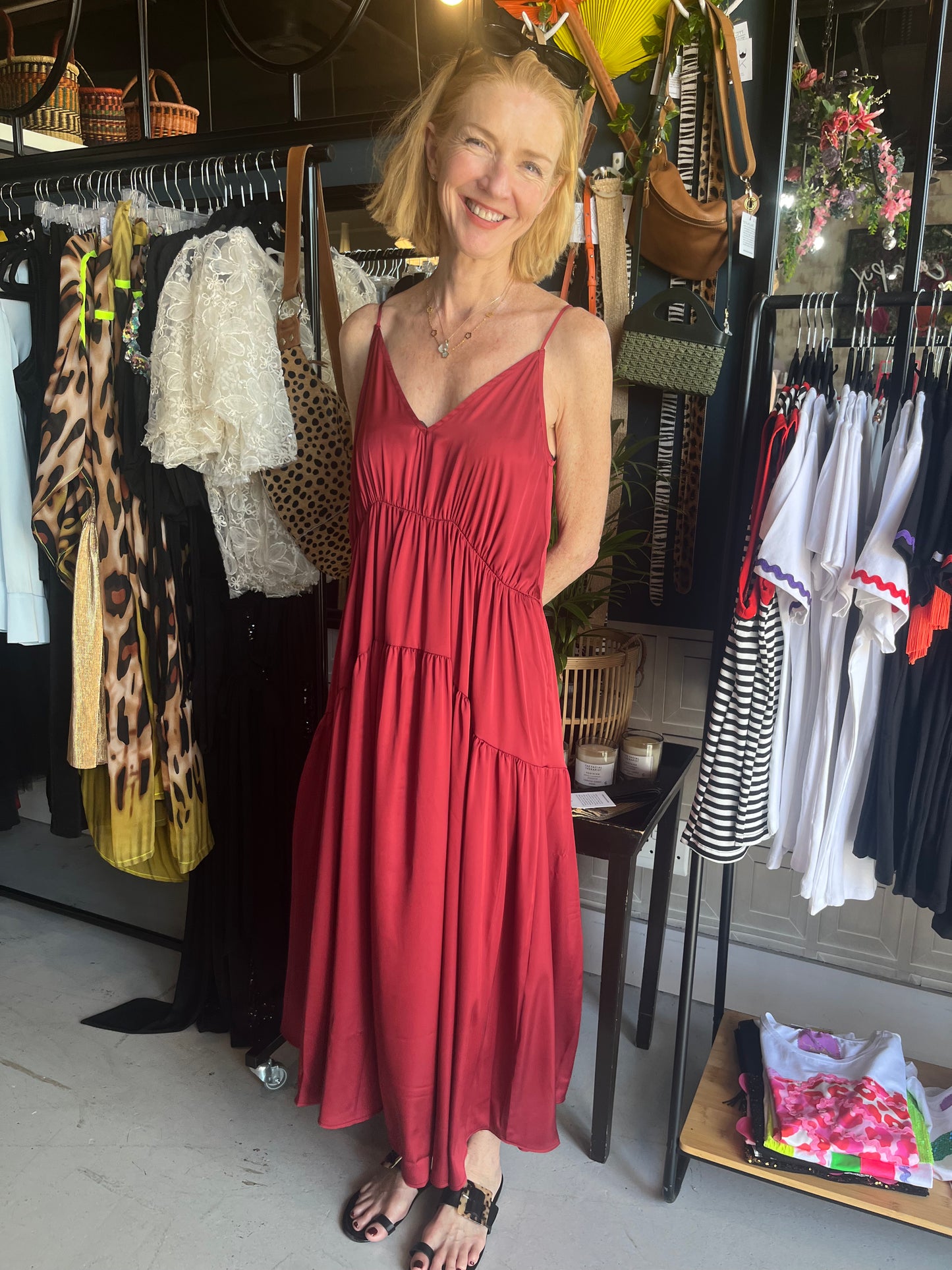 Signature Dress | Pomegranate