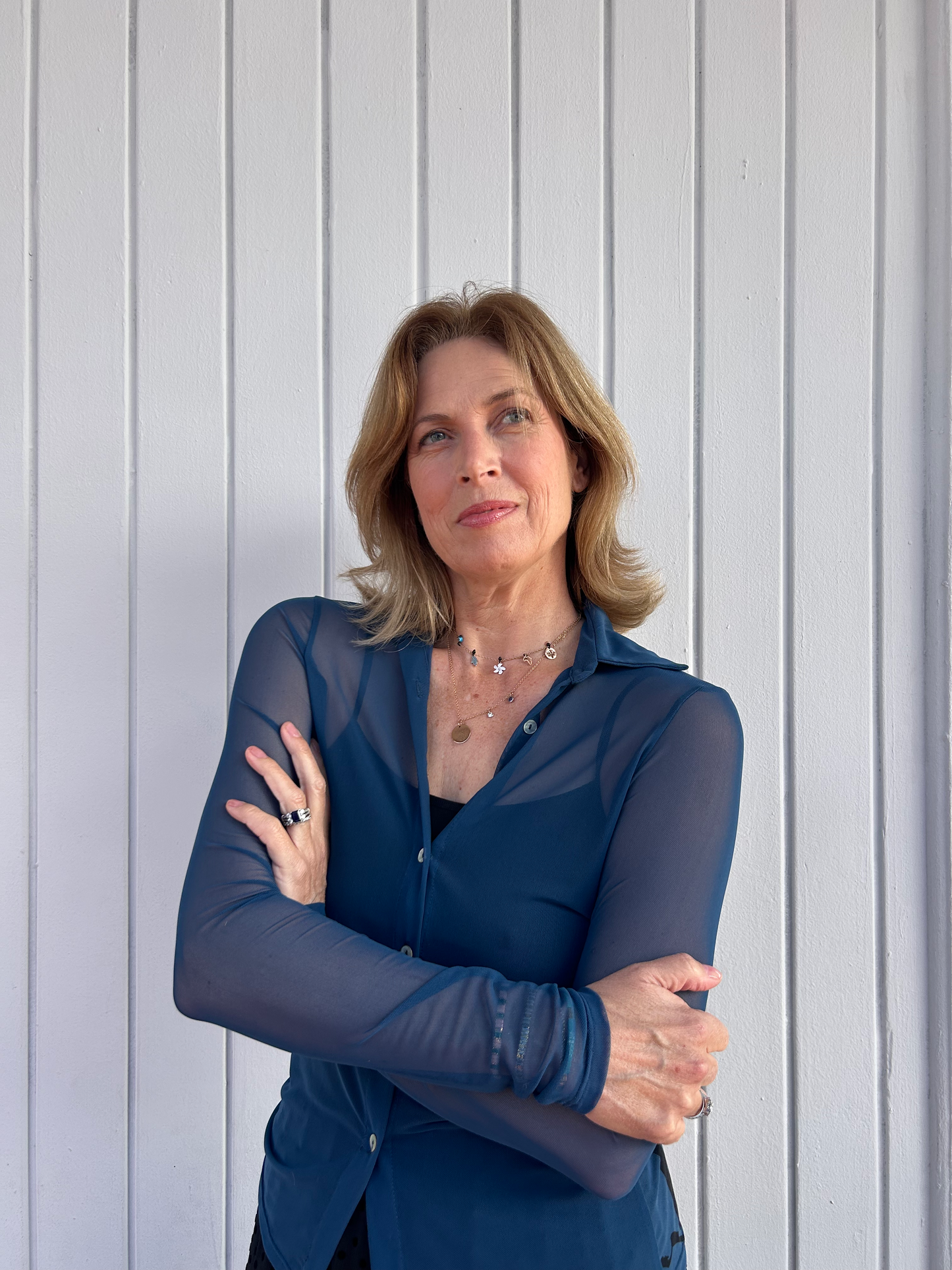 Magic Mesh Shirt | Sapphire Blue