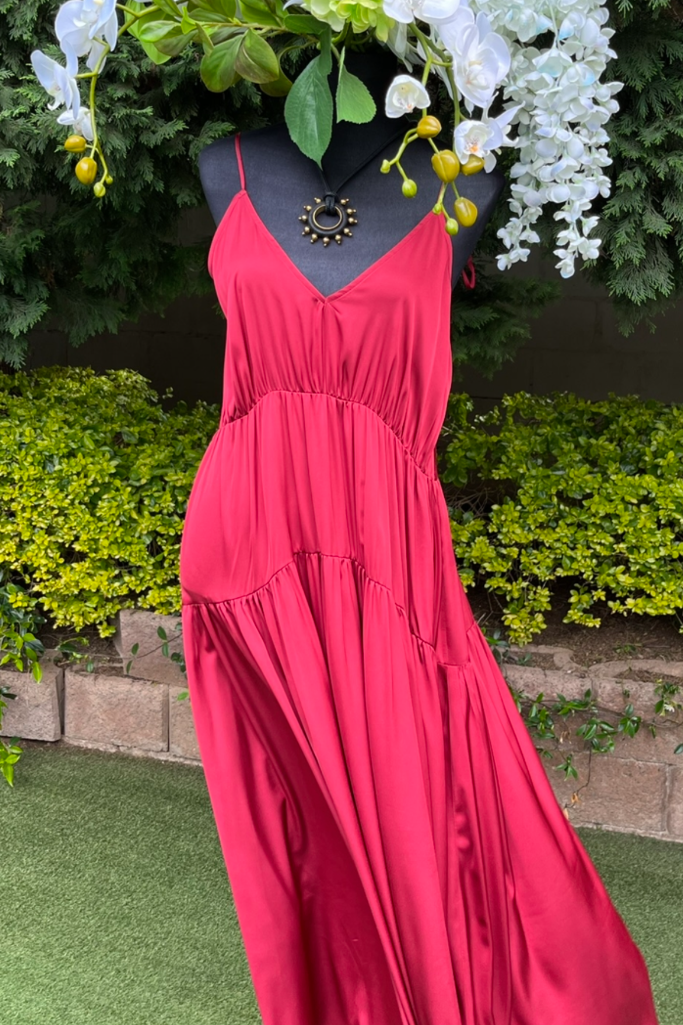 Signature Dress | Pomegranate