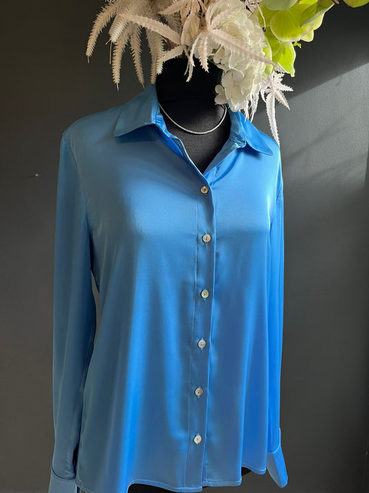 SWUUN Blouse | Cornflower Blue